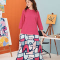 The Arte Women Boxy Blouse Fuchsia - Umbi