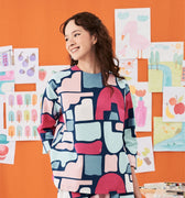 The Arte Women Boxy Blouse Picasso Print - Umbi