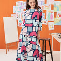 The Arte Women Boxy Blouse Picasso Print - Umbi
