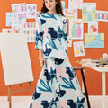 The Arte Women Flare Skirt Monet Print - Umbi