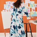 The Arte Women Flare Skirt Monet Print - Umbi