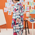 The Arte Women Long Kurung Top Picasso Print - Umbi