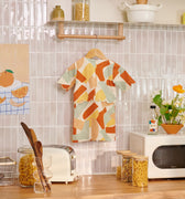 back dress marmalade print baby baju kurung inspired design, hang in kitchen lookbook