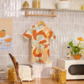 The Breakfast Club Baby Kurung Dress with Scallop Embroidery Marmalade Print - Umbi