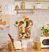 front dress nasi lemak print (retro-effect) baby baju kurung inspired design hang in kitchen lookbook picture