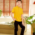 The Breakfast Club Boy Short Sleeves Shirt Mustard - Umbi