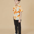 The Breakfast Club Boy Sunday Shirt Marmalade Print - Umbi