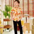 The Breakfast Club Boy Sunday Shirt Marmalade Print - Umbi