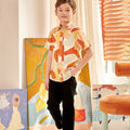 The Breakfast Club Boy Sunday Shirt Marmalade Print - Umbi