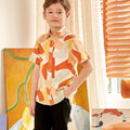 The Breakfast Club Boy Sunday Shirt Marmalade Print - Umbi