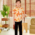The Breakfast Club Boy Sunday Shirt Marmalade Print - Umbi