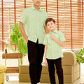 The Breakfast Club Boy Sunday Shirt Pandan Print - Umbi
