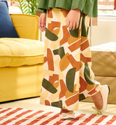 The Breakfast Club Girl Classic Skirt Nasi Lemak Print (Retro Effect) - Umbi