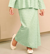 The Breakfast Club Girl Classic Skirt Pandan Print - Umbi