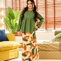 The Breakfast Club Girl Ruffles Top Pine Green - Umbi
