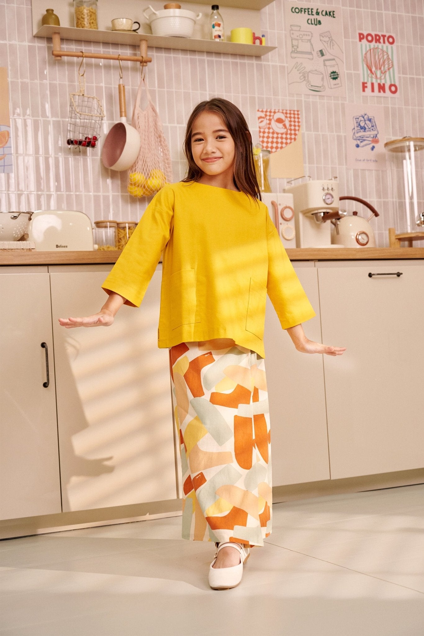 The Breakfast Club Girl Skirt Marmalade Print - Umbi