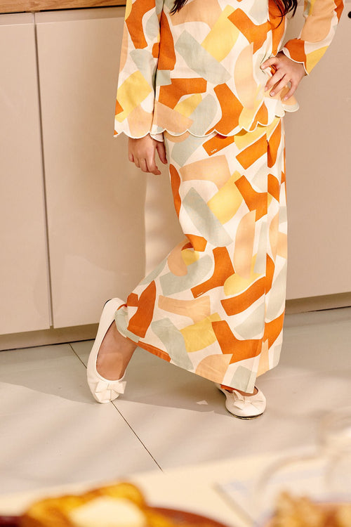 The Breakfast Club Girl Skirt Marmalade Print