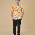 The Breakfast Club Men Holiday Shirt Marmalade Print - Umbi