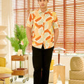 The Breakfast Club Men Holiday Shirt Marmalade Print - Umbi