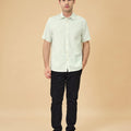The Breakfast Club Men Holiday Shirt Pandan Print - Umbi