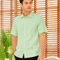 The Breakfast Club Men Holiday Shirt Pandan Print - Umbi