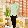 The Breakfast Club Men Holiday Shirt Pandan Print - Umbi