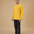 The Breakfast Club Men Kurta Mustard - Umbi