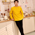 The Breakfast Club Men Kurta Mustard - Umbi