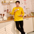 The Breakfast Club Men Kurta Mustard - Umbi
