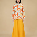 The Breakfast Club Women A - line Skirt Mustard - Umbi