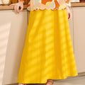 The Breakfast Club Women A - line Skirt Mustard - Umbi