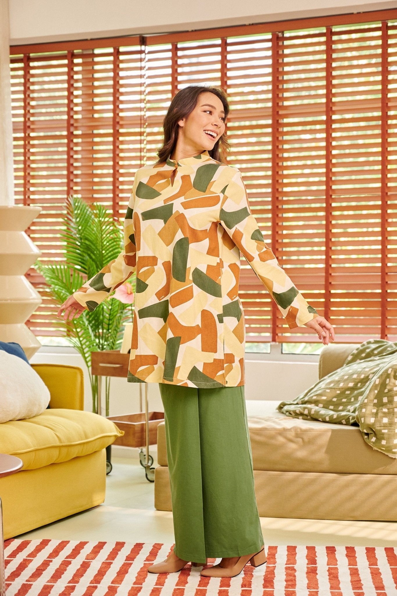 The Breakfast Club Women Classic Skirt Pine Green - Umbi