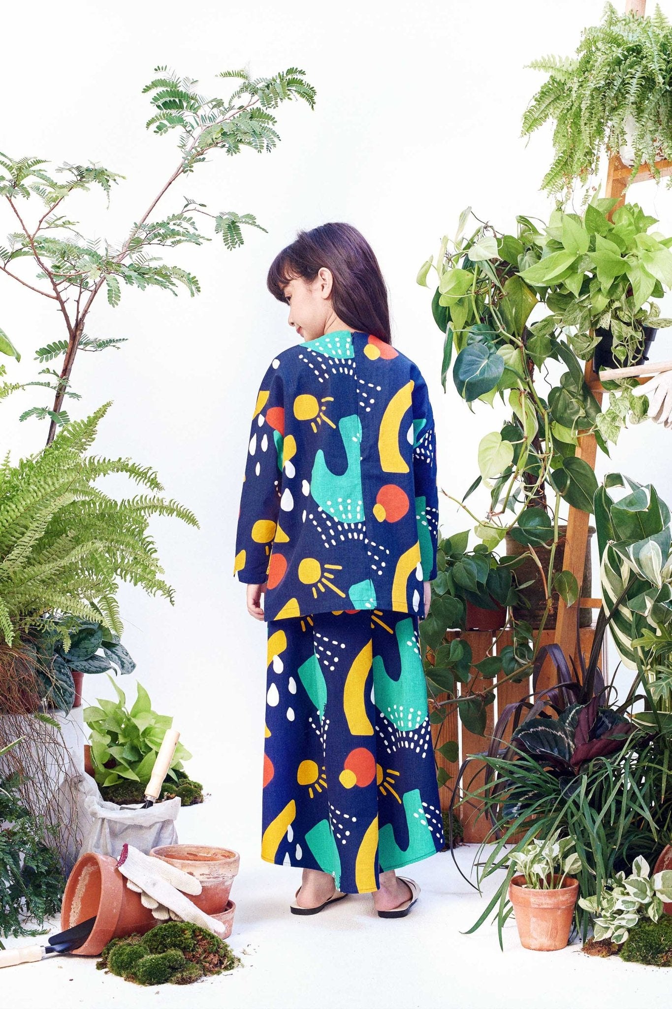 The Bumi Boxy Blouse Bumi Print - Umbi