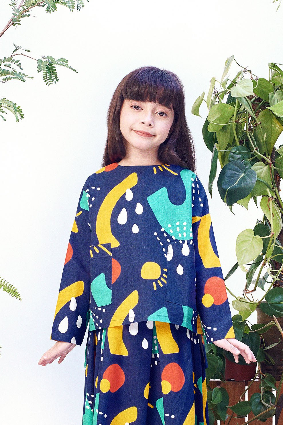 The Bumi Boxy Blouse Bumi Print - Umbi