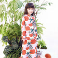 The Bumi Classic Kurung Top Tomato Cherry Print - Umbi