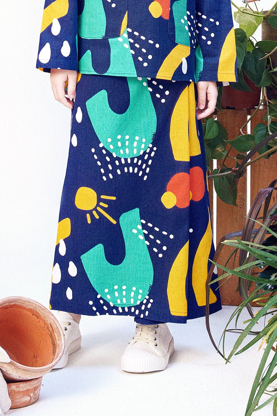 The Bumi Classic Skirt Bumi Print - Umbi