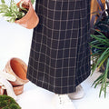 The Bumi Classic Skirt Checked Black Print - Umbi