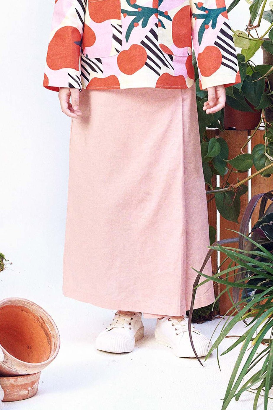 The Bumi Classic Skirt Dusty Pink - Umbi