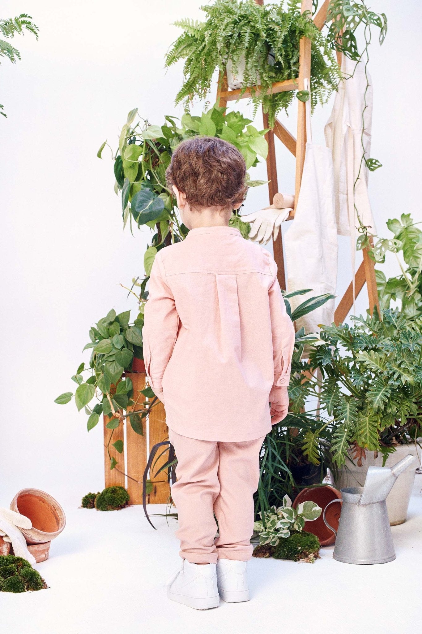 The Bumi Slim Fit Pants Dusty Pink - Umbi