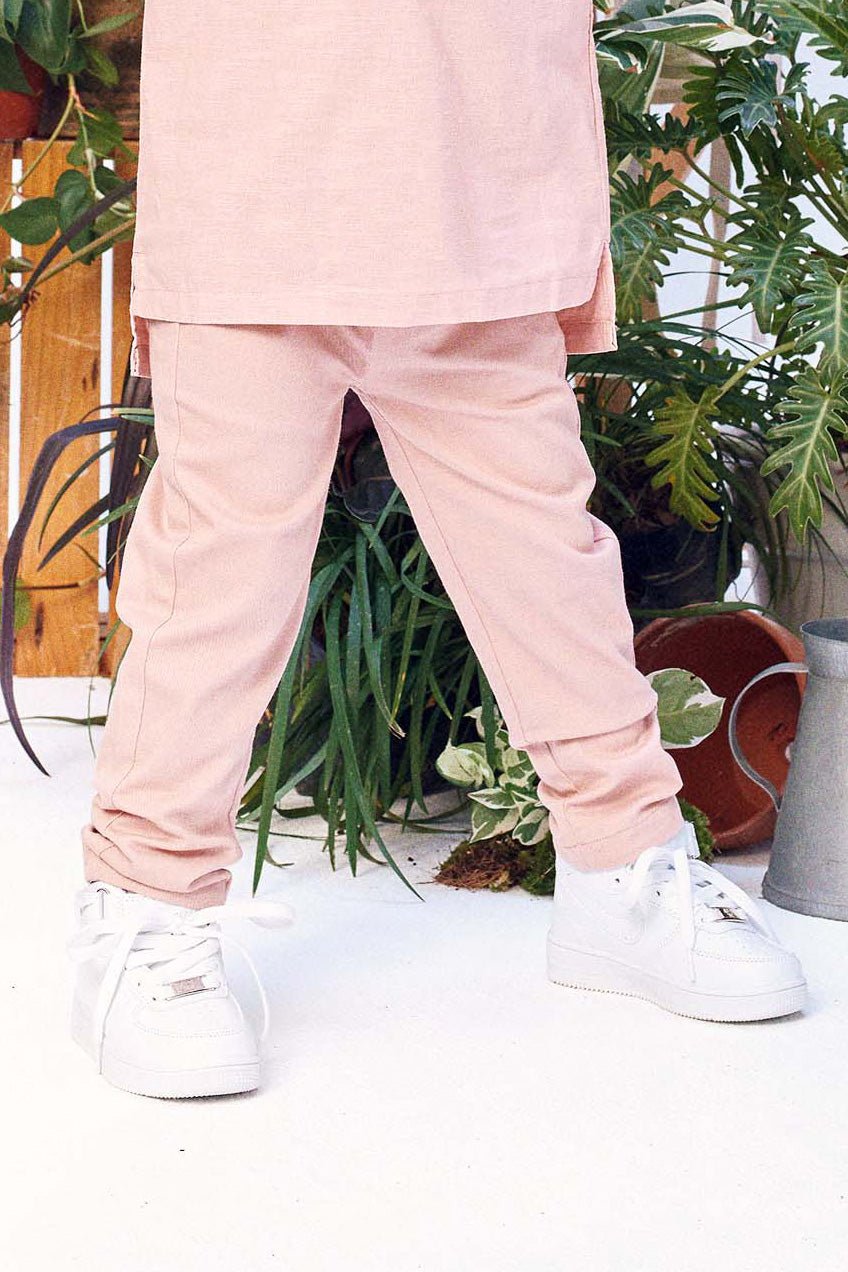 The Bumi Slim Fit Pants Dusty Pink - Umbi