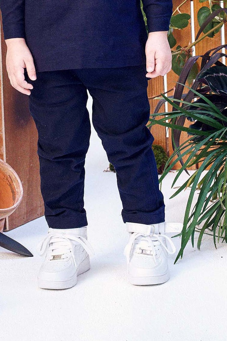 The Bumi Slim Fit Pants Navy Blue - Umbi