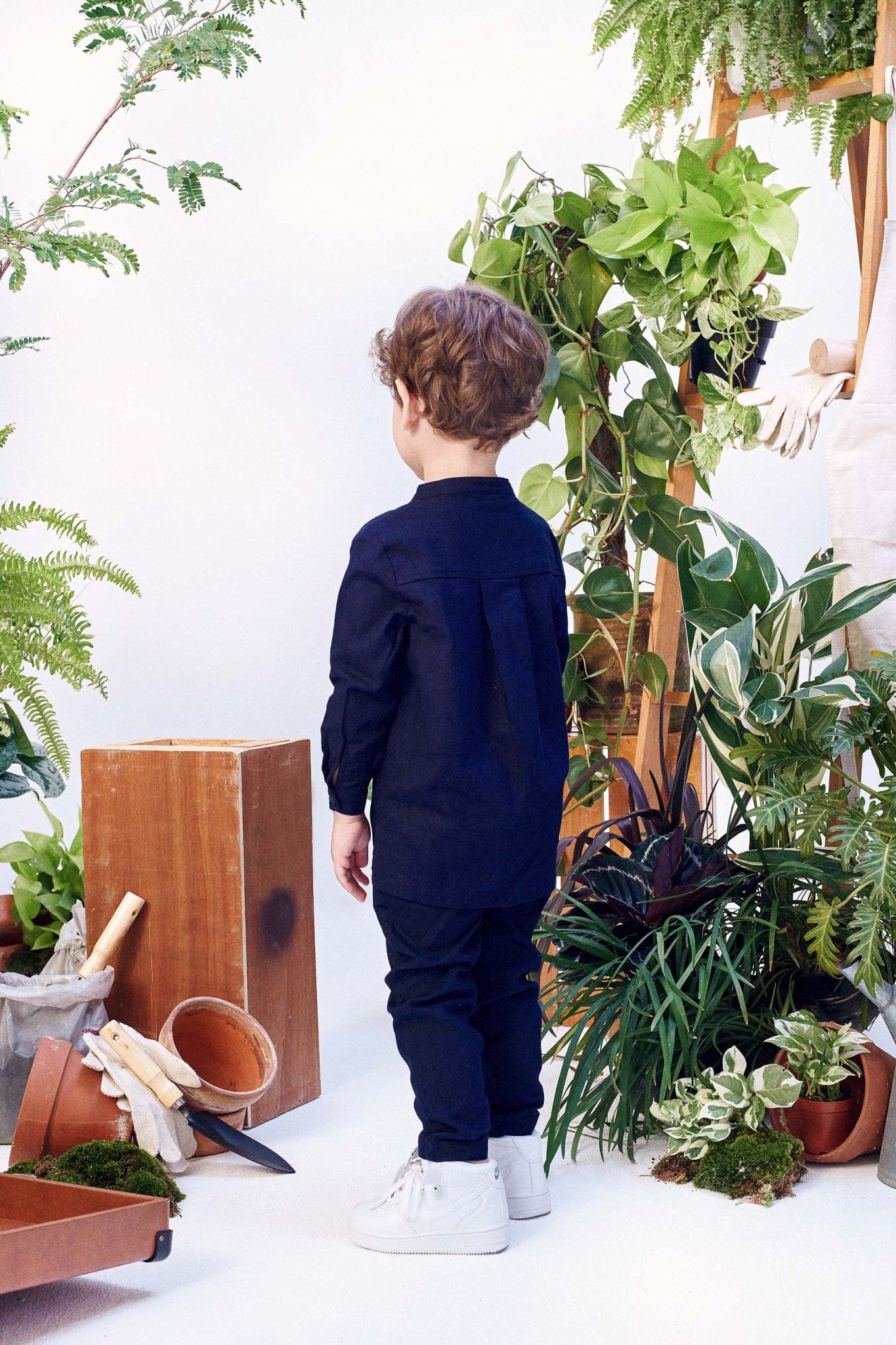 The Bumi Slim Fit Pants Navy Blue - Umbi