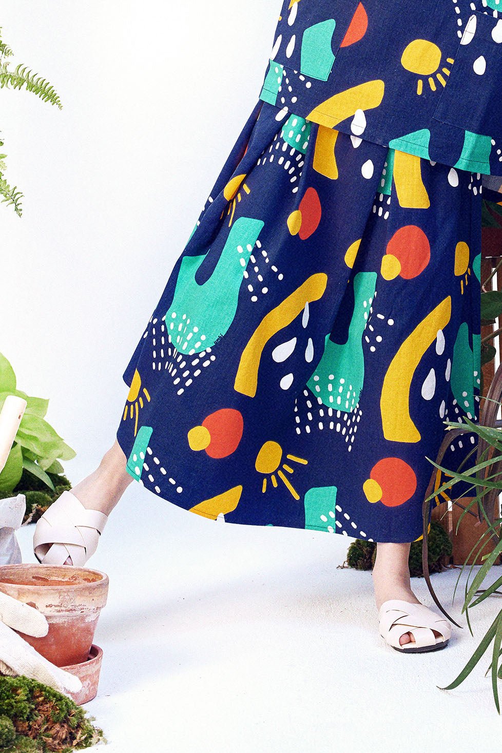 The Bumi Teacup Skirt Bumi Print - Umbi