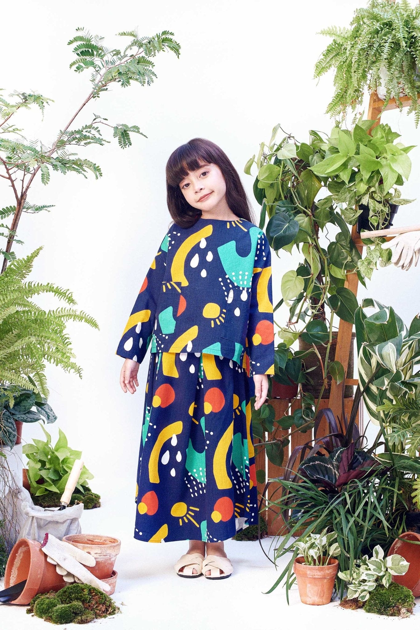 The Bumi Teacup Skirt Bumi Print - Umbi