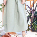 The Bumi Teacup Skirt Sage Green - Umbi