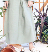 The Bumi Teacup Skirt Sage Green - Umbi