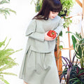 The Bumi Teacup Skirt Sage Green - Umbi