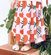 The Bumi Teacup Skirt Tomato Cherry Print - Umbi