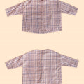 The Cahya Button Blouse Checked Print - Umbi