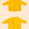 The Cahya Button Blouse Mustard - Umbi